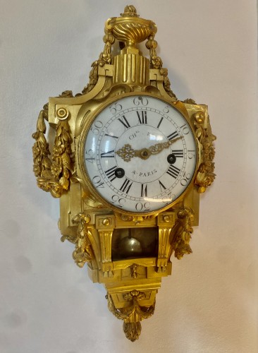 Cartel d'applique Louis XVI en bronze doré - Jullion Antiquités