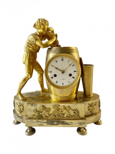 Pendule Empire Le vigneron