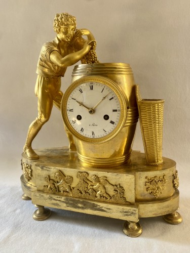 Pendule Empire Le vigneron - Horlogerie Style Empire