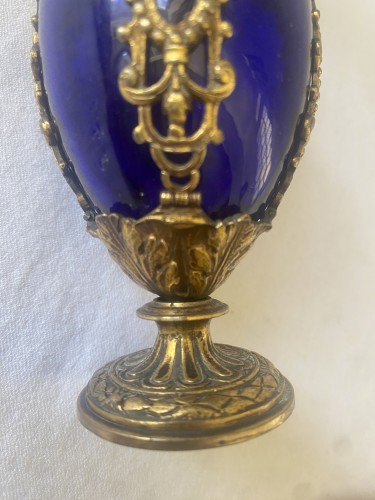  - Paire de vases en verre bleu, Naples vers 1600