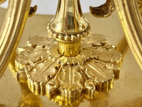 Napoléon III - Victor Paillard, paire de candélabres en bronze doré