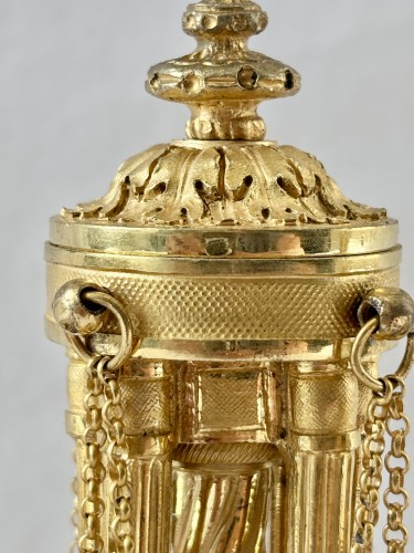 Antiquités - Victor Paillard, paire de candélabres en bronze doré