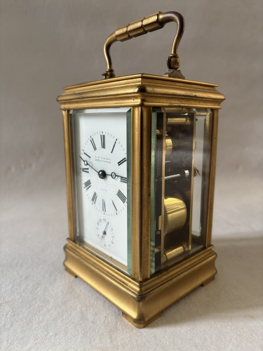 Horlogerie Pendule - Pendulette de voyage à sonnerie