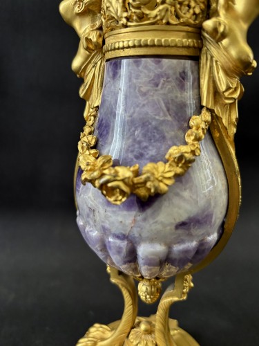 Vase en améthyste et bronze doré - Napoléon III