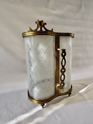 Louis Philippe hand lantern in gilt bronze - Lighting Style Louis-Philippe