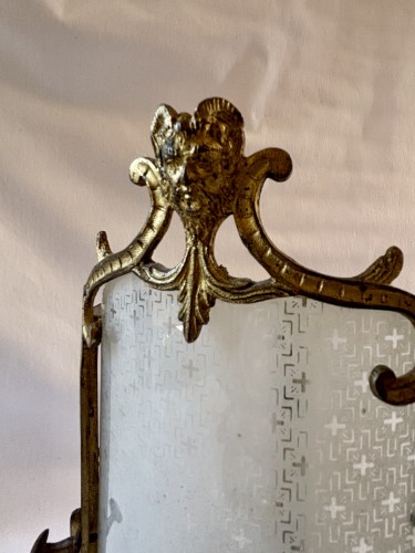 Louis Philippe hand lantern in gilt bronze - 