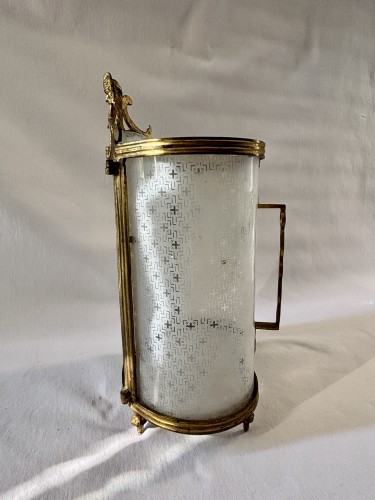 19th century - Louis Philippe hand lantern in gilt bronze