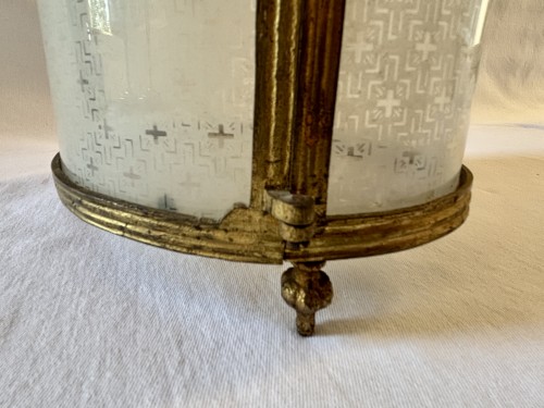 Louis Philippe hand lantern in gilt bronze - Louis-Philippe