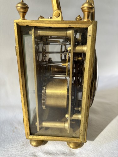 Antiquités - Pendule de bureau d'officier d'époque Louis XVI