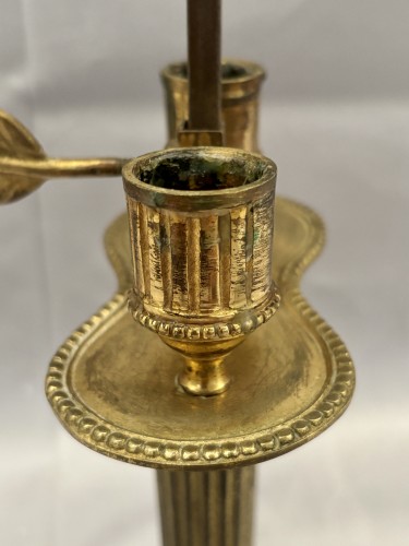 Antiquités - Paire de lampes bouillotte d'époque Louis XVI