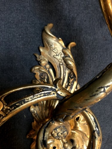 Antiquités - Pair of early 18th century wall sconces