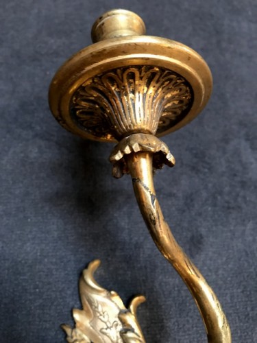 Antiquités - Pair of early 18th century wall sconces