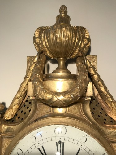 Horlogerie Cartel - Cartel en bronze doré par Berthoud