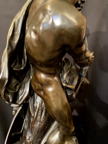 Antiquités - Grande sculpture en bronze par Raingo frères