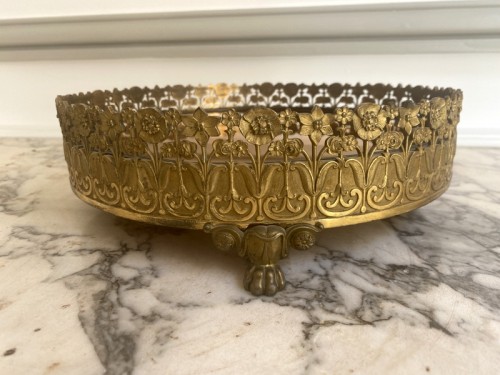 Surtout de table en bronze doré - Argenterie et Orfèvrerie Style Restauration - Charles X