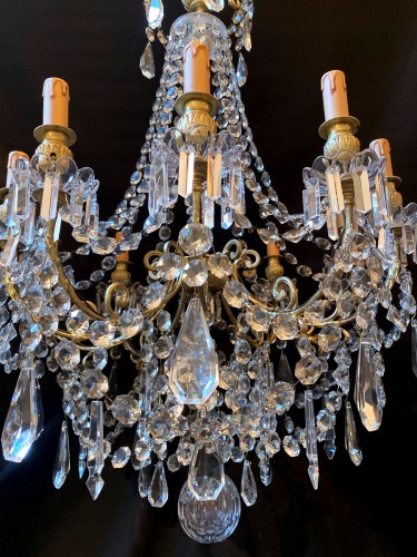 Lustre en cristal de Baccarat - Luminaires Style Napoléon III