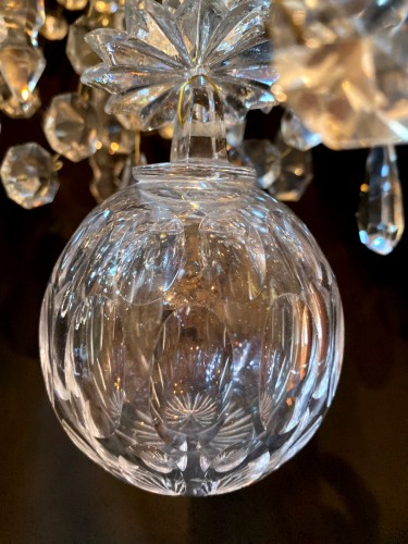 Lustre en cristal de Baccarat - Jullion Antiquités