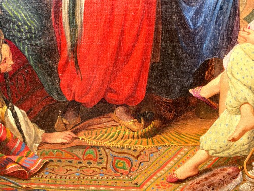 Harem, Peinture orientaliste - Abbati Vincenzo (1803-1866) - Restauration - Charles X