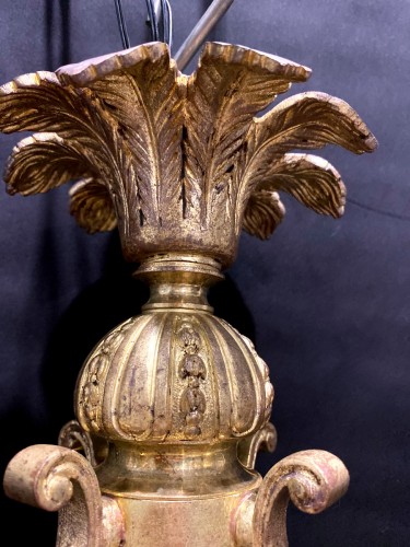 Lanterne en bronze doré fin 19e - Napoléon III