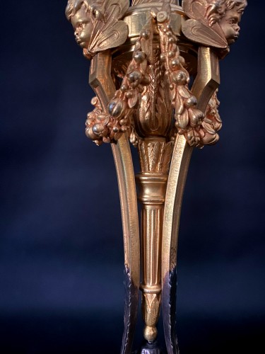 Paire de flambeaux modèle de Martincourt - Napoléon III