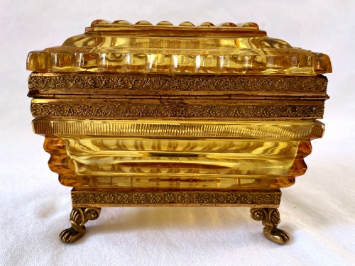 Restauration - Charles X - Charles X tomb box in amber crystal