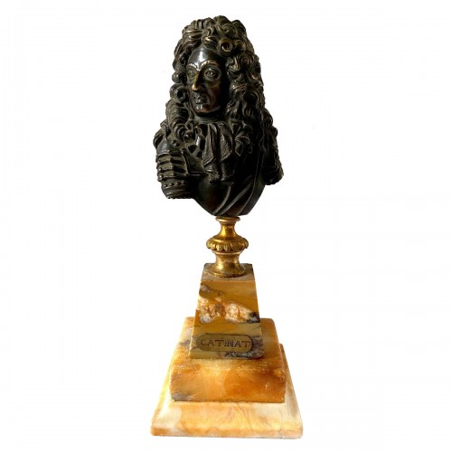 Buste en bronze du marécharal Nicolas de Catinat