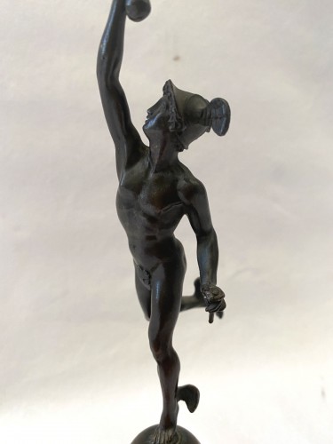 Bougeoir Hermes en bronze - Jullion Antiquités