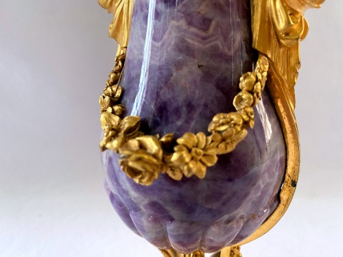 XIXe siècle - Vase en améthyste et bronze doré attribué à Matthew Boulton
