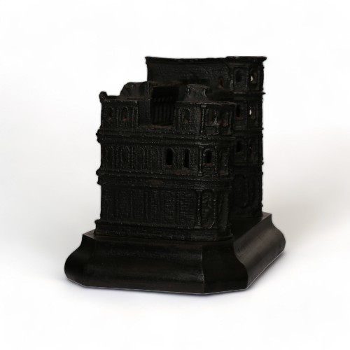 Souvenir of Grand Tour, cast iron model of the Porta Nigra from Trier - 