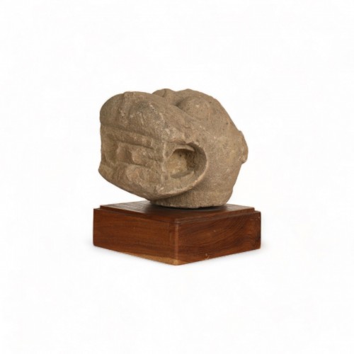  - Sandstone head of a lion Vyala. 12th century AD. India 