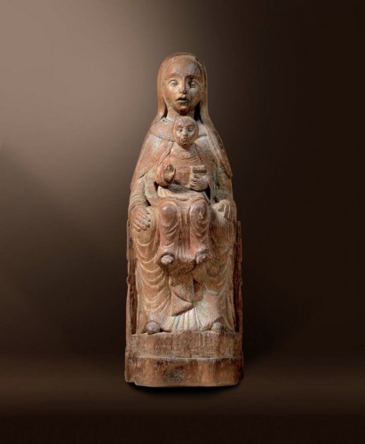 Antiquités - Roman Madonna “Sedes Sapientiae”