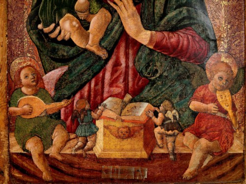 Madonna - Pellegrino da San Daniele - Paintings & Drawings Style Renaissance