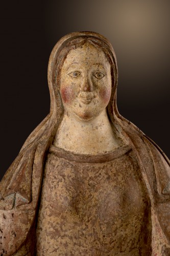 Sedes Sapientiae, Vallée de Puster vers 1220/30 - Sculpture Style 
