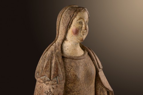 Sculpture Sculpture en Bois - Sedes Sapientiae, Vallée de Puster vers 1220/30