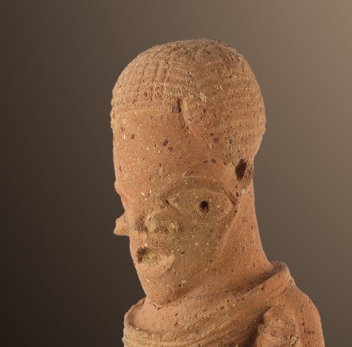 Sitting fiure, Nok Culture 500 B.C. - 200 A.D - Sculpture Style 