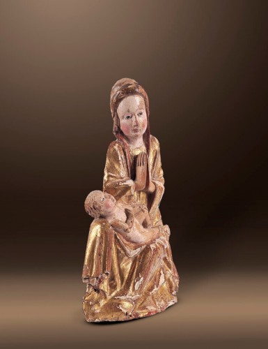 Sitting Madonna circa 1420 - Sculpture Style 