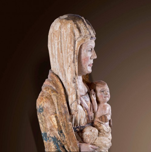 Madonna, Lake Constance area  Around 1300  - Sculpture Style 