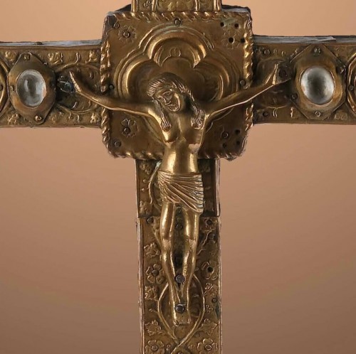 Croix de présentation, Allemagne du Sud ou Italie du Nord vers 1500 - Art sacré, objets religieux Style 
