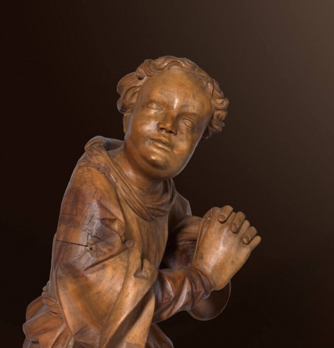  - Magistrale sculpture d'un Ange vers 1500/20