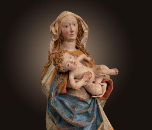 Crescent Moon Madonna, Master workshop Hans Klocker - 