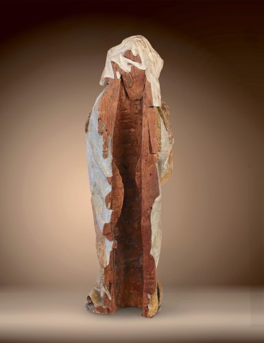Madone au Croissant de Lune, Atelier du maître Hans Klocker - 