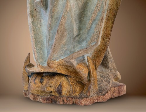 Antiquités - Madone au Croissant de Lune, Atelier du maître Hans Klocker