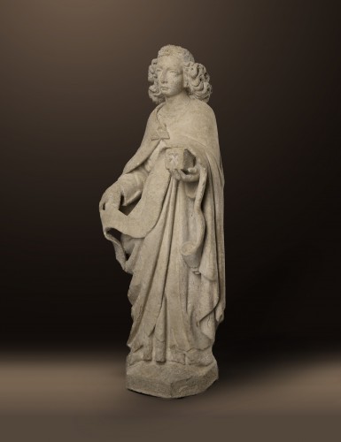 Standing angel, Flander Around 1450/60 - Sculpture Style 