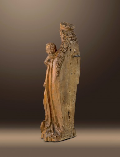 Madonne en Bois de tilleul vers 1510/15 - Kolhammer & Mahringer Fine Arts