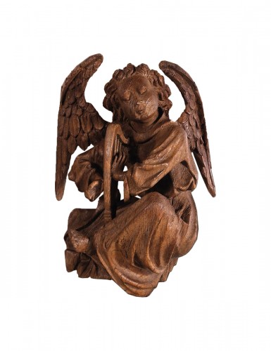 Angel with harp, Flemish 2nd half of the 15th century