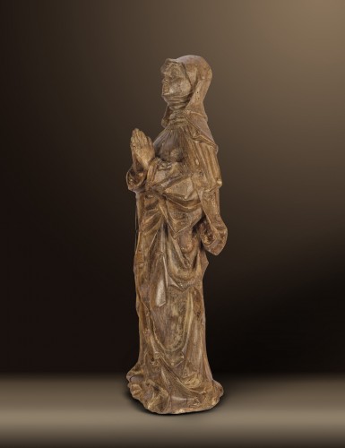 Hildegarde de Bingen - Attribué à Daniel Mauch (1477 - 1540) - Sculpture Style 