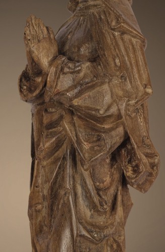 Sculpture Sculpture en Bois - Hildegarde de Bingen - Attribué à Daniel Mauch (1477 - 1540)