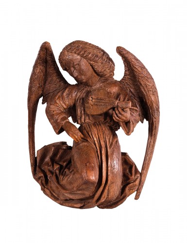 Angel with lute, Flander circa 1500