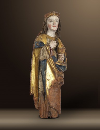 <= 16th century - Saint Barbara, Swabian circa 1510/15