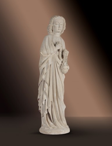 Youth with censer - Sculpture Style Middle age